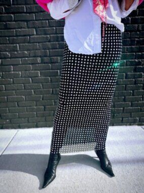 Arie Rhinestone Skirt